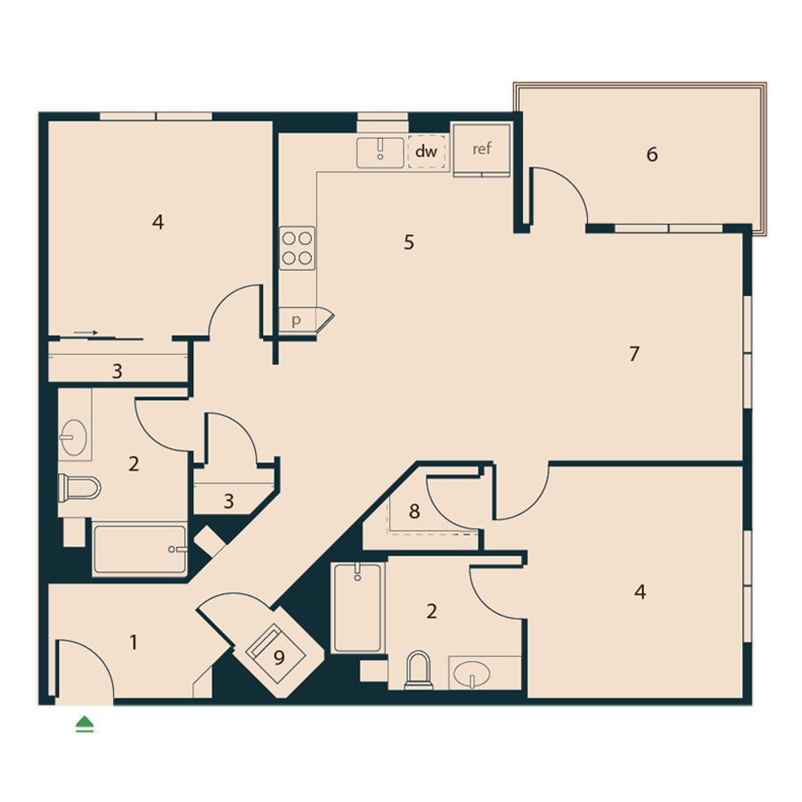B3 floor plan