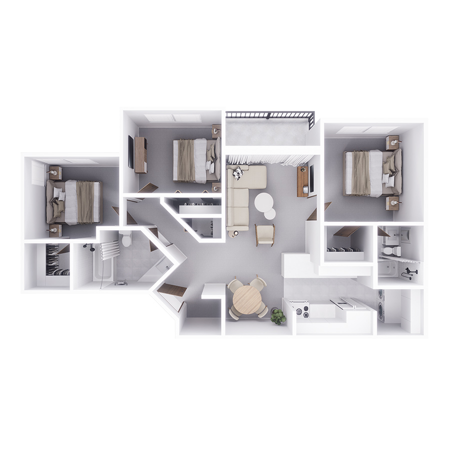 3 floor plan