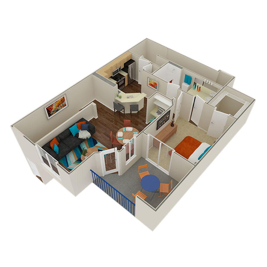 Carefree floor plan