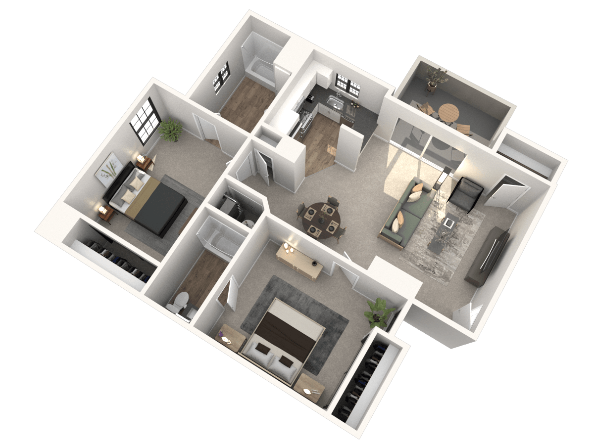 B2 floor plan